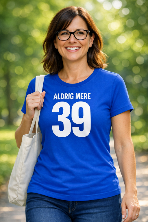 Sjov t-shirt ALDRIG MERE 39