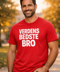 Sjov t-shirt: Verdens bedste bro