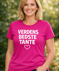 Sjov t-shirt: Verdens bedste tante