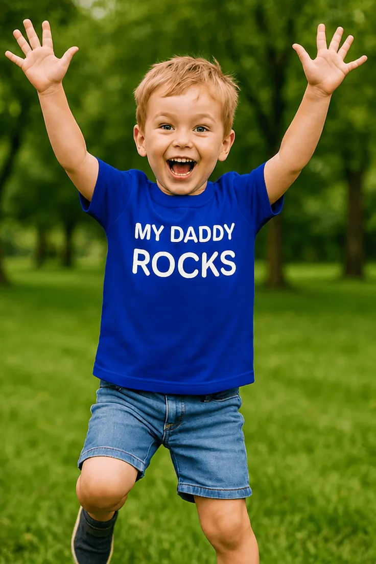 Børne t-shirt Far er sej som sjov gave til fødselsdag eller Fars dag
