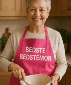 Forklæde Bedste bedstemor som sjov gave til fødselsdag for mormor eller farmor