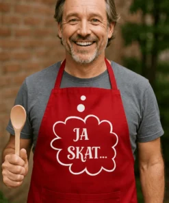 Forklæde Ja skat som sjov gave til fødselsdag eller polterabend