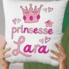 Pyntepude prinsesse med navn med teksten prinsesse Lara