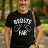 Sjov t-shirt Bedste far i verden med trykket BEDSTE FAR