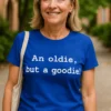 Sjov t-shirt Gammel men god som gave til fødselsdag med humoristisk design
