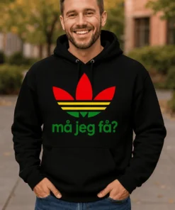 Sweater Må jeg få rasta med det sjove print må jeg få? som gaveidé